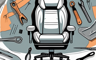 A car seat with a visible burn hole