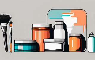 Various painting tools such as brushes