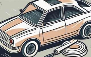 A car being kneaded like dough