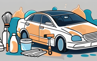 A car with sparkling cleanliness