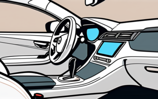 A car interior being thoroughly cleaned
