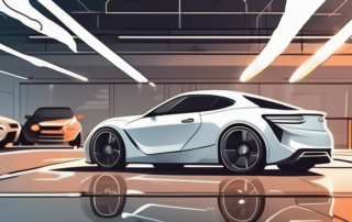 A pristine car with a shiny exterior