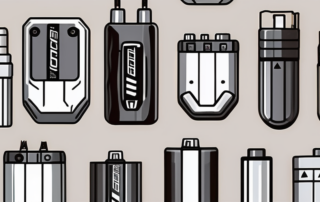 Several different models of multitool batteries