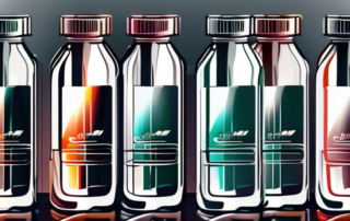 Several car polish bottles lined up