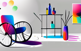 Various objects like a chair