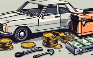 Damaged alloy wheels