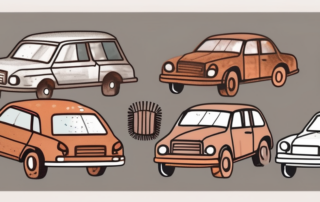 A car with visible rust spots