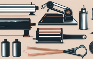 Various foiling tools such as a foiling machine