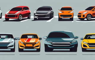 Various types of cars in different colors and finishes