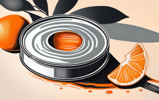 An orange peel texture on a freshly painted surface