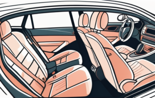 A car interior focusing on the seats