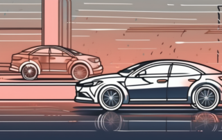 A car with visible scratches on its surface