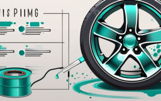 A set of car rims