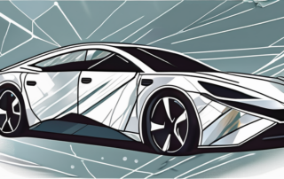 A car beautifully wrapped in protective foil