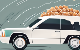 A car protected by a layer of steinschlagfolie