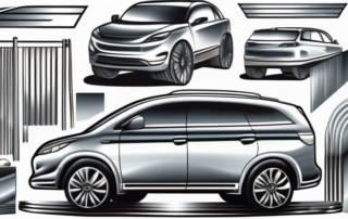 Various metallic chrome strips