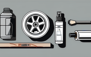 A comprehensive repair kit with various tools and equipment