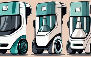 Several different models of car polishing machines with batteries