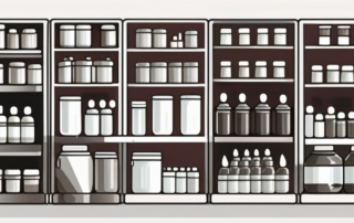 A variety of painting supplies like spray guns