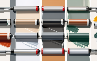 Several high-quality 2k paint rollers