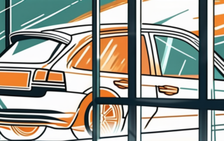 Various car windows being polished with different tools and products