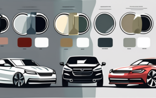 Various car models in different colors