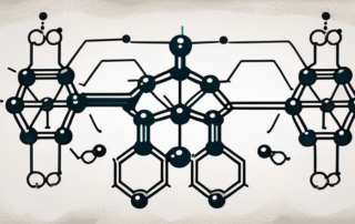 A chemical structure of isopropanol