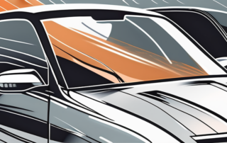 Several high-quality car polishing cloths placed on a shiny