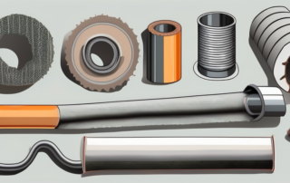 A car exhaust pipe with a visible hole