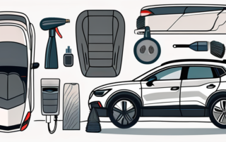 A variety of car accessories such as seat covers
