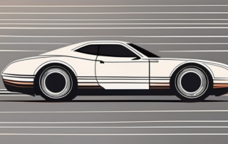 A sleek car with a matte finish paint job