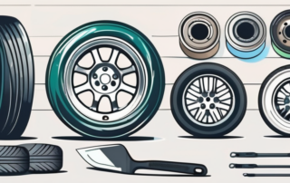 Several types of car rims gleaming clean