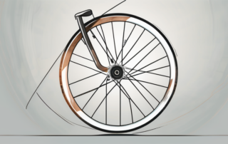 A bicycle wheel with visible radial and lateral runout