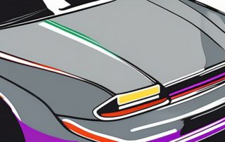 Various car paint pens in different colors