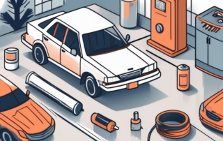 A car parked under a tree with a cover on it