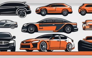 Various car parts like engine