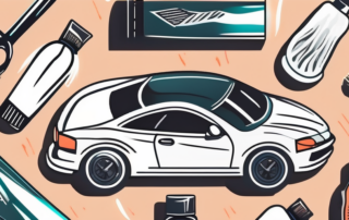 A variety of car care products including wax