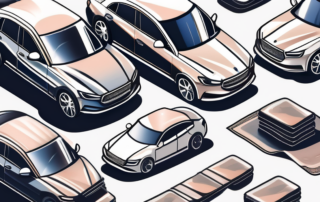 A variety of car care products like wax