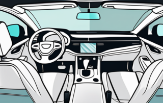 Several car interior cleaning products
