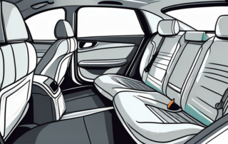 The interior of a car