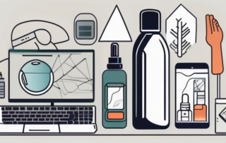 A bottle of isopropanol