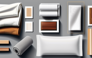 Various high-quality polishing cloths displayed prominently