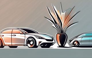 Various objects with shiny surfaces such as a polished car