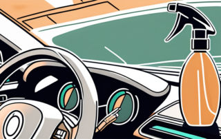 A car interior focusing on the dashboard
