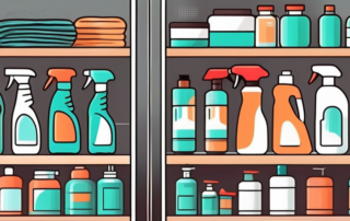Various car cleaning products such as car shampoo