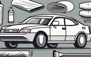 Various car care products such as polish