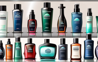 Ten different car polish bottles lined up