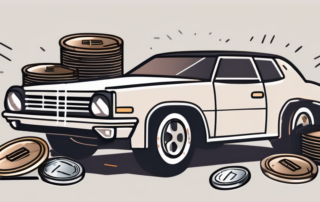 A car with deep scratches on its side