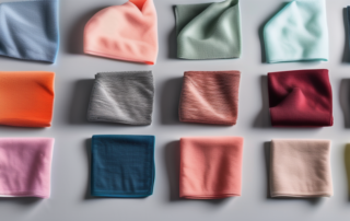 Several different types of microfiber cloths