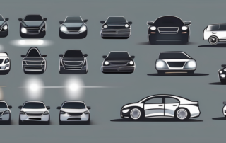 Various types of car headlights showcasing their unique features